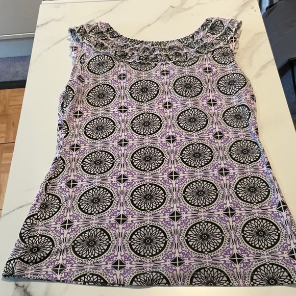New York and Company sleeveless print top, small - Picture 4 of 5